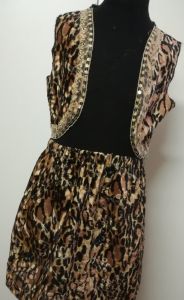 Kids Costumes to Hire - Leoperd Print waistcoat & skirt - 2pce